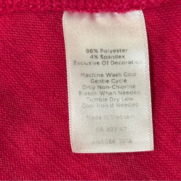 Talbots Bold Pink A-Line Skirt - Picture 6 of 7